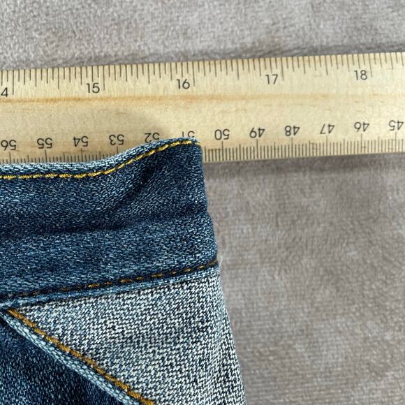 Y2K Rocawear Baggy Grunge Dark Wash Denim Embroidered Shorts - Picture 8 of 8